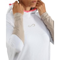 Sudadera Endless Breath Line Blanco Delave