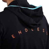 Sudadera Endless Breath Line Negro Aqua  Offer + Cheap