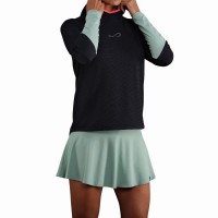 Sudadera Endless Breath Line Negro Verde Forest  Oferta + Barato