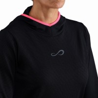 Sudadera Endless Breath Line Negro Verde Forest  Oferta + Barato