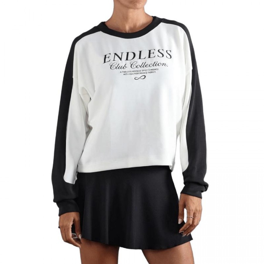 Sudadera Endless Club Collection Blanco  Oferta + Barato