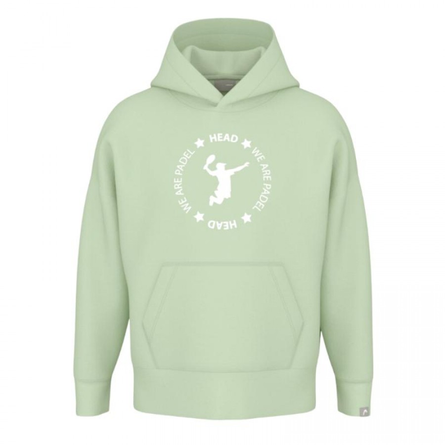 Head Padel Sweatshirt Green  Offer + Cheap