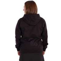 Sudadera Vibora Roca Africana Negro Mujer