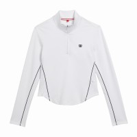 Wilson Brentwood White Women''s Sweatshirt  Offer + Cheap
