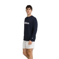 Wilson Parkside Crew Navy Blue Sweatshirt  Offer + Cheap