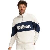 Sudadera Wilson Parkside Half Zip Blanco Beige