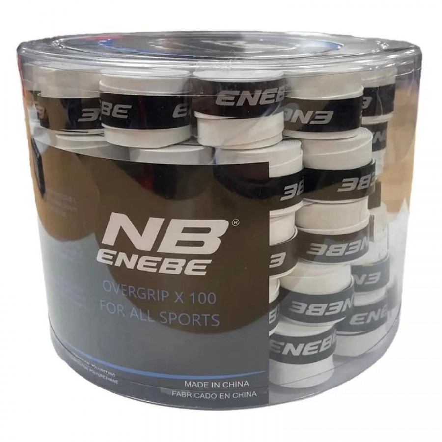 Enebe Plain White Drum 100 Overgrips  Offerta + Economico