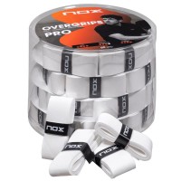 Nox Pro Smooth White Overgrips 60 Batteries