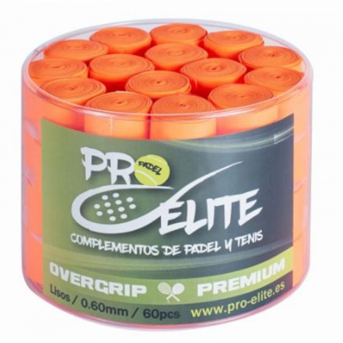 Tambor Pro Elite Premium Liso Naranja 60 Overgrips