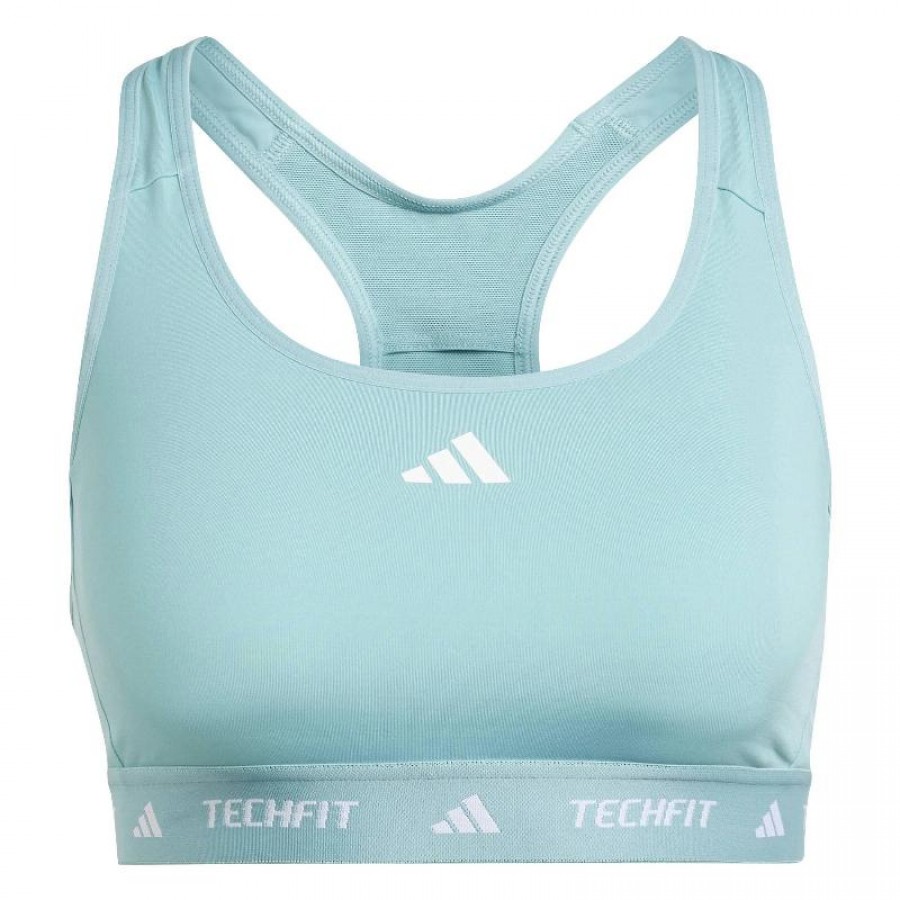 Top Adidas Techfit Azul Menta
