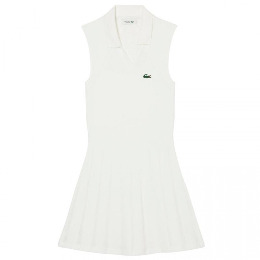 Vestido Lacoste Tenis Blanco  Oferta + Barato