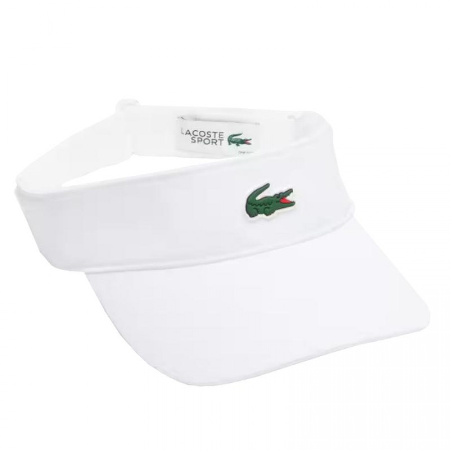 Visera Lacoste Sport Blanco Brilliant