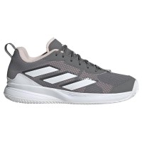 Zapatillas Adidas AvaFlash Clay Gris Blanco Rosa Mujer  Oferta + Barato