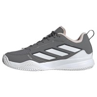 Zapatillas Adidas AvaFlash Clay Gris Blanco Rosa Mujer  Oferta + Barato