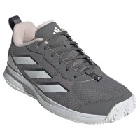 Zapatillas Adidas AvaFlash Clay Gris Blanco Rosa Mujer  Oferta + Barato