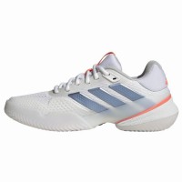 Zapatillas Adidas Barricade 14 Blanco Azul Naranja Mujer