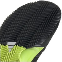 Adidas Barricade Clay Noir Lucid Lemon Sneakers  Offre - Pas cher
