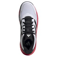 Adidas CourtJam Control 3 White Black Red Sneakers  Offer + Cheap