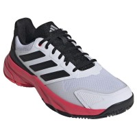 Adidas CourtJam Control 3 White Black Red Sneakers  Offer + Cheap