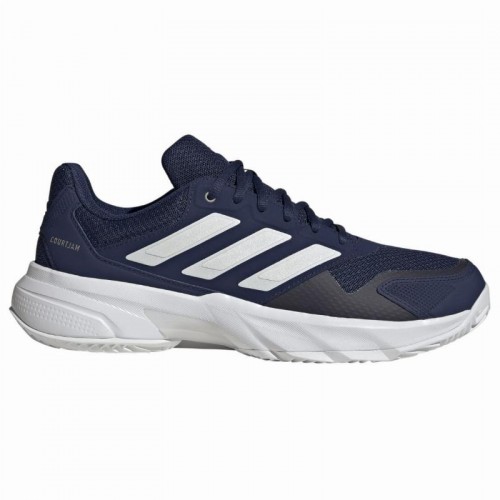 Tênis Adidas CourtJam Control 3 Clay Azul Escuro Branco
