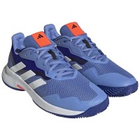 Adidas CourtJam Control Blue Fusion White Baskets  Offre - Pas cher