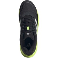 Baskets Adidas CourtJam Control Clay Carbon Lucid Lemon  Offre - Pas cher