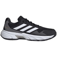 Adidas CourtJam Control Clay Black White Grey Shoes
