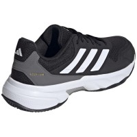 Adidas CourtJam Control Clay Black White Grey Shoes