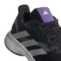 Adidas CourtJam Control Black Nucleo Silver Women''s Sneakers  Offer + Cheap