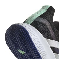 Adidas CourtJam Control Black Nucleo Silver Women''s Sneakers  Offer + Cheap
