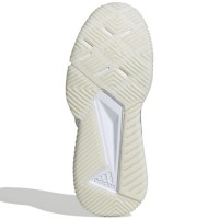 Zapatillas Adidas Courtquick Padel Blanco Plata Rosa Mujer  Oferta + Barato