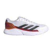 Baskets Adidas Courtquick Padel Cuivre Blanc Rouge