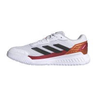 Baskets Adidas Courtquick Padel Cuivre Blanc Rouge