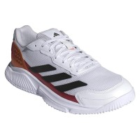 Baskets Adidas Courtquick Padel Cuivre Blanc Rouge