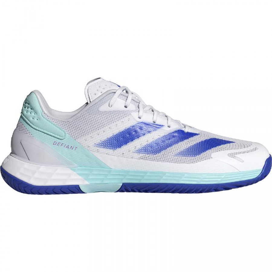 Zapatillas Adidas Defiant Speed 2 Blanco Azul Aqua  Oferta + Barato