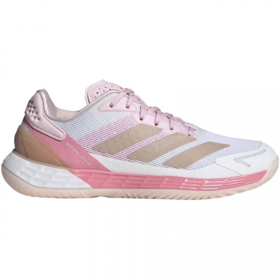 Zapatillas Adidas Defiant Speed 2 Blanco Perla Rosa Mujer  Oferta + Barato