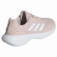 Tênis Adidas GameCourt 2.0 Rosa Branco Feminino  Oferta + Barato