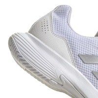 Adidas GameCourt 2 White Silver Metal Baskets Femme  Offre - Pas cher