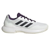 Adidas GameCourt 2 White Purple Aurora Sneakers
