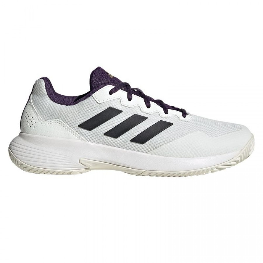 Adidas GameCourt 2 White Purple Aurora Sneakers