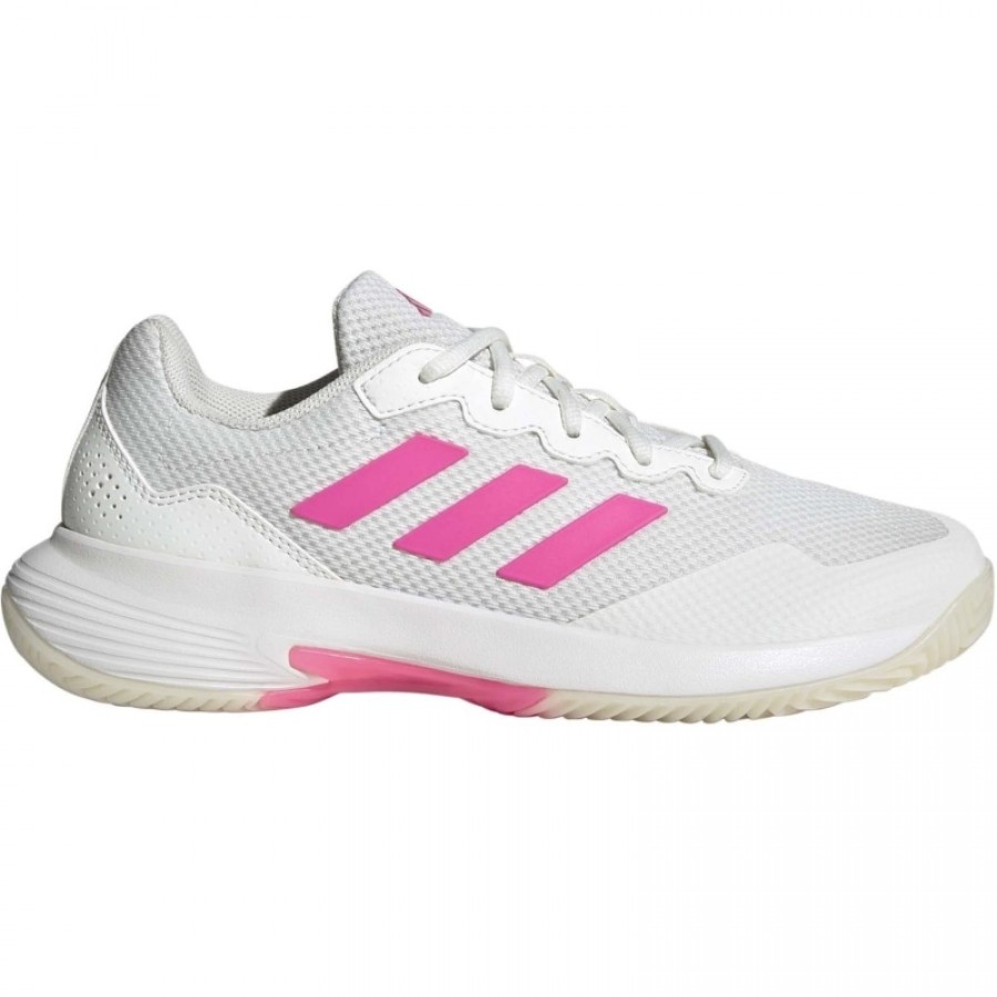 Zapatillas Adidas GameCourt 2 Blanco Rosa Mujer  Oferta + Barato