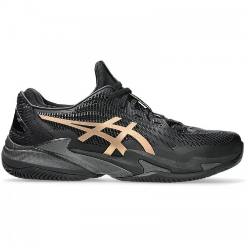 Zapatillas Asics Court FF 3 Novak Clay Night Energy Negro Oro