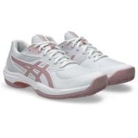 Zapatillas Asics Game FF Clay Blanco Rosa Morganita Mujer