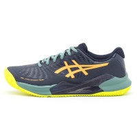 Asics Gel Challenger 14 Padel Midnight Blue Orange Sneakers  Offer + Cheap