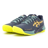 Asics Gel Challenger 14 Padel Midnight Blue Orange Sneakers  Offer + Cheap