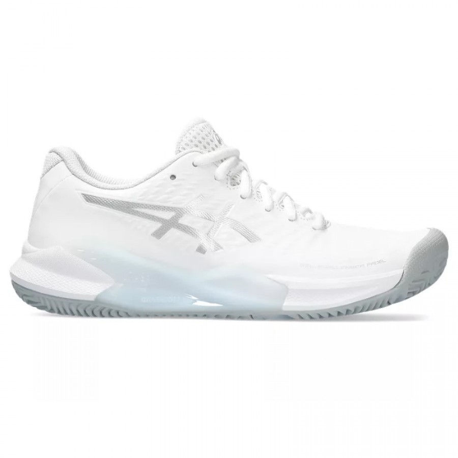 Zapatillas Asics Gel Challenger 14 Padel Blanco Plata Mujer  Oferta + Barato