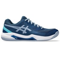 Zapatillas Asics Gel Dedicate 8 Padel Azul Mako Gris  Oferta + Barato