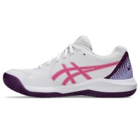 Asics Gel Dedicate 8 Padel White Dragon Fruit Women''s Sneakers  Offer + Cheap