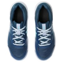 Baskets Junior Asics Gel Dedicate 8 Padel GS Bleu Mako Gris  Offre - Pas cher