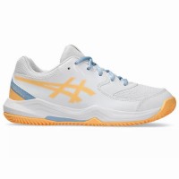 Scarpe da ginnastica Asics Gel Dedicate 8 Padel GS Bianco Arancione Junior  Offerta + Economico